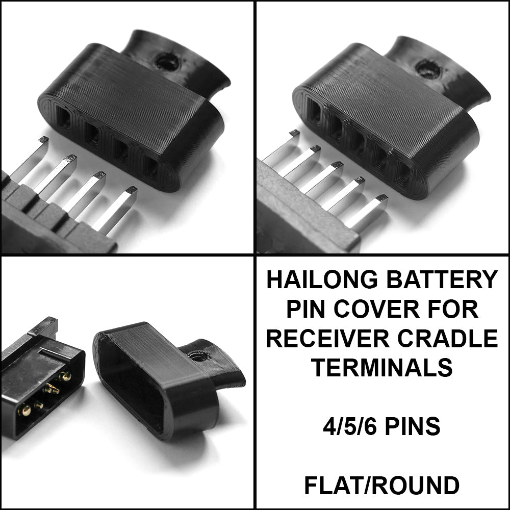 Battery Pin Cover for HAILONG Receiver Cradle Terminals 4 5 6 Pins Electric Bike