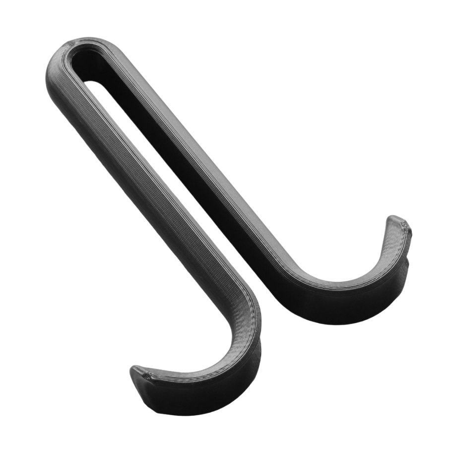 Glass Shower Long Double Hook Heavy-Duty Non-Marking Towel Robe Dressing Gown Hanger