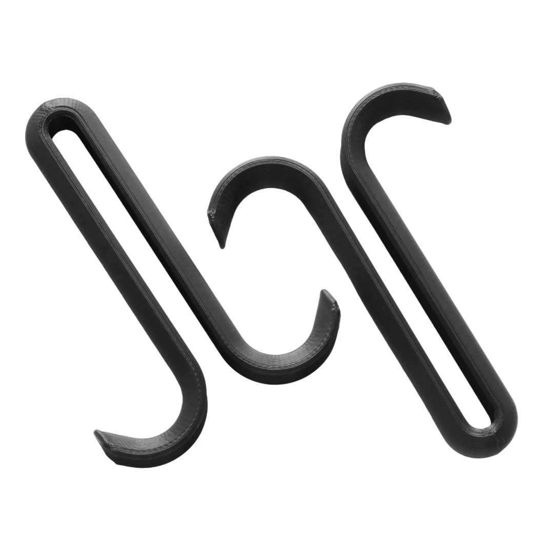 Glass Shower Long Double Hook Heavy-Duty Non-Marking Towel Robe Dressing Gown Hanger