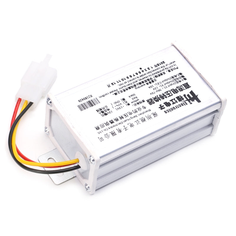 DC 36V 48V 60V 72V - 12V 10A Weatherproof Voltage Converter Electric Vehicle