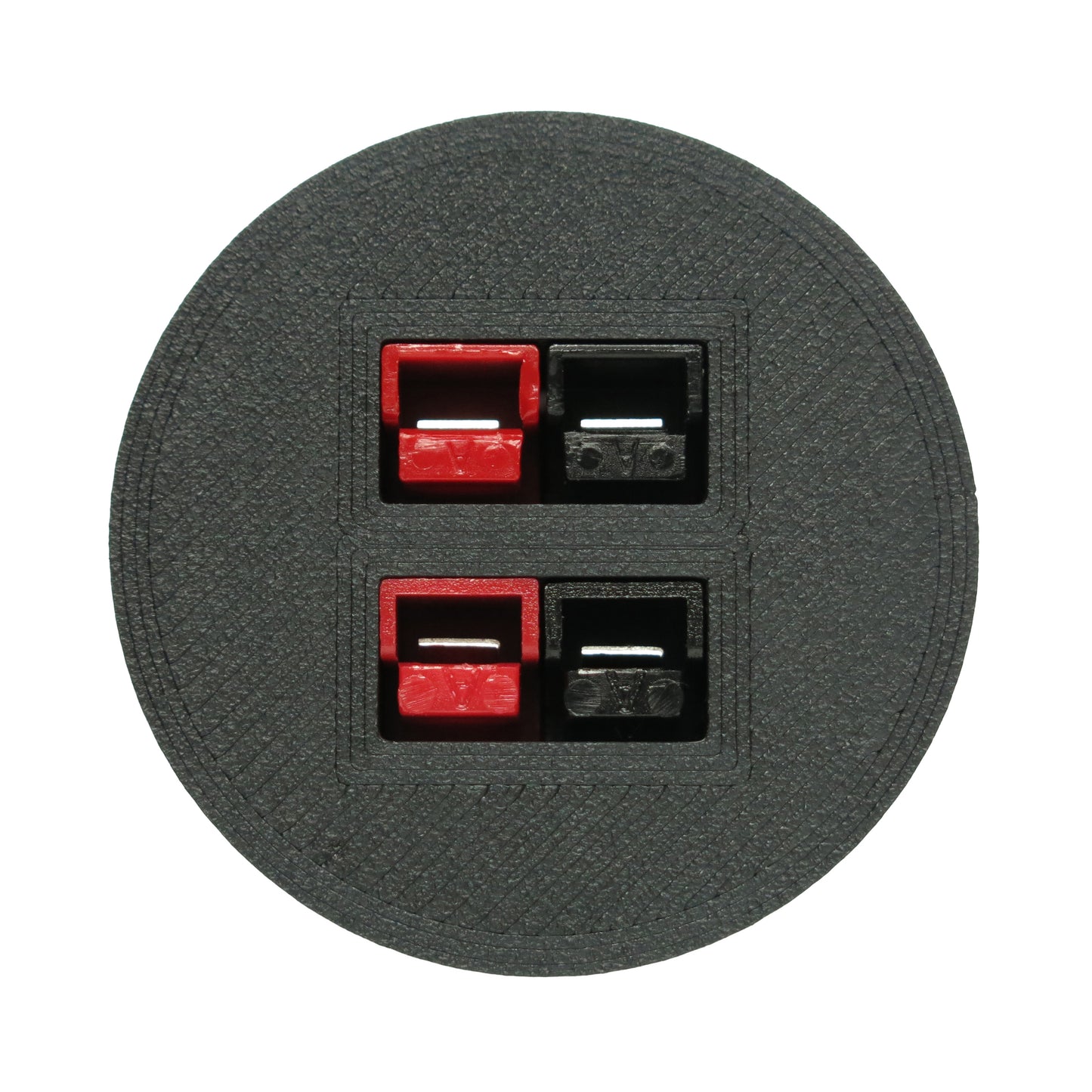 2-Way Threaded Panel Mount Housing for Anderson Powerpole Connector PP15 PP30 PP45