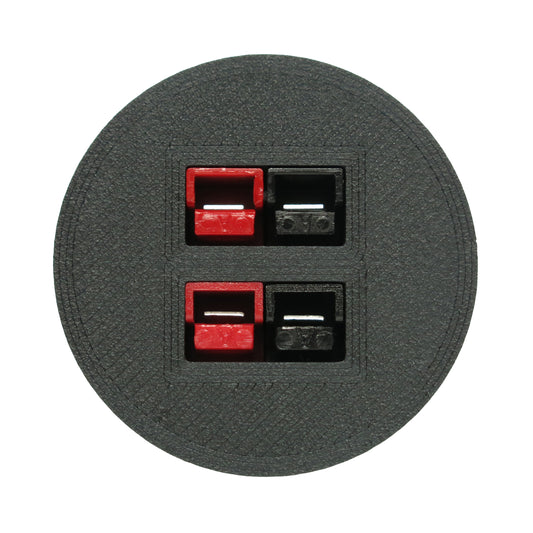2-Way Threaded Panel Mount Housing for Anderson Powerpole Connector PP15 PP30 PP45