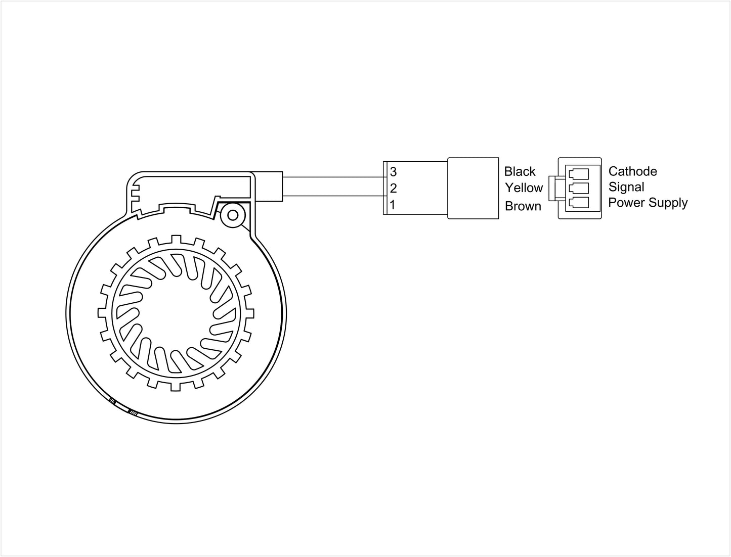 Electric Bike 12 Magnet / Signal Easy Fitting PAS Pedal Assist Sensor Cadence