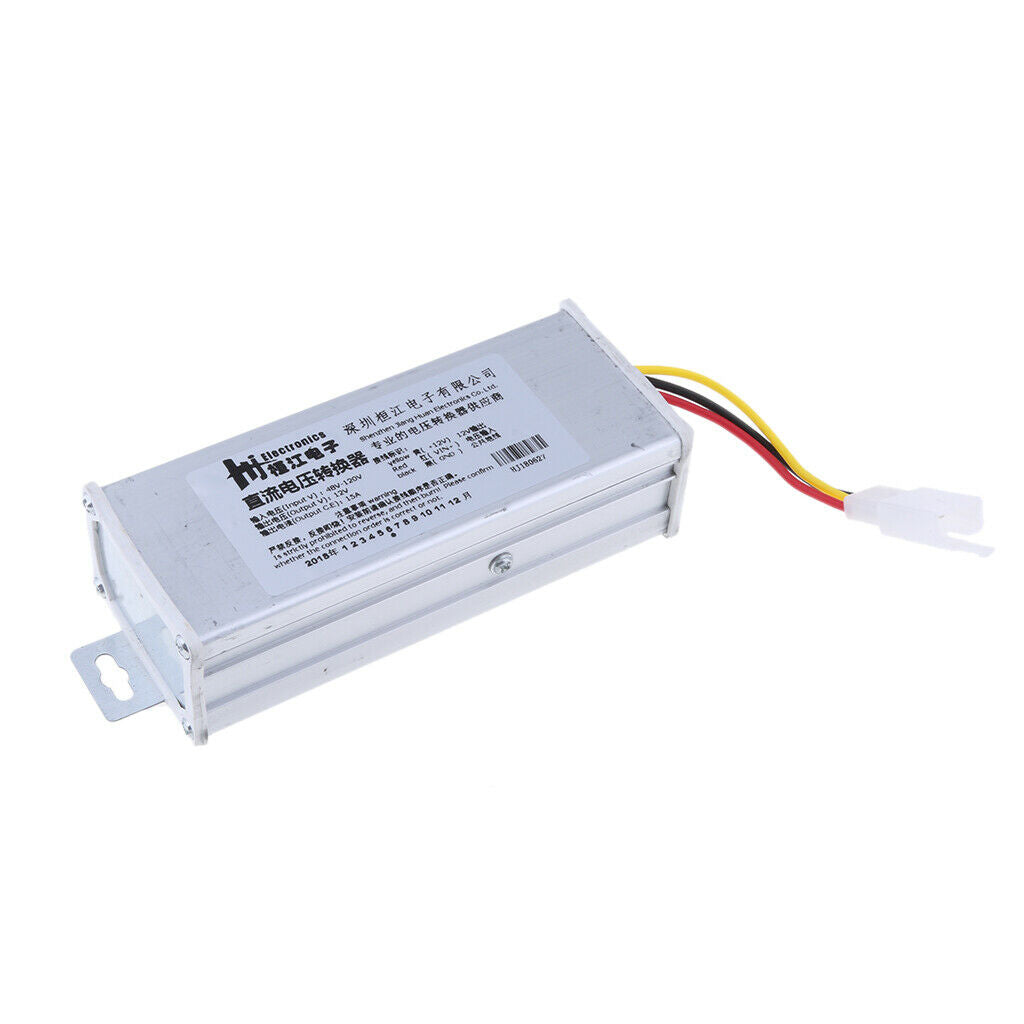 DC 48V-120V to 12V 15A 180W Weatherproof Voltage Step Down Buck Converter