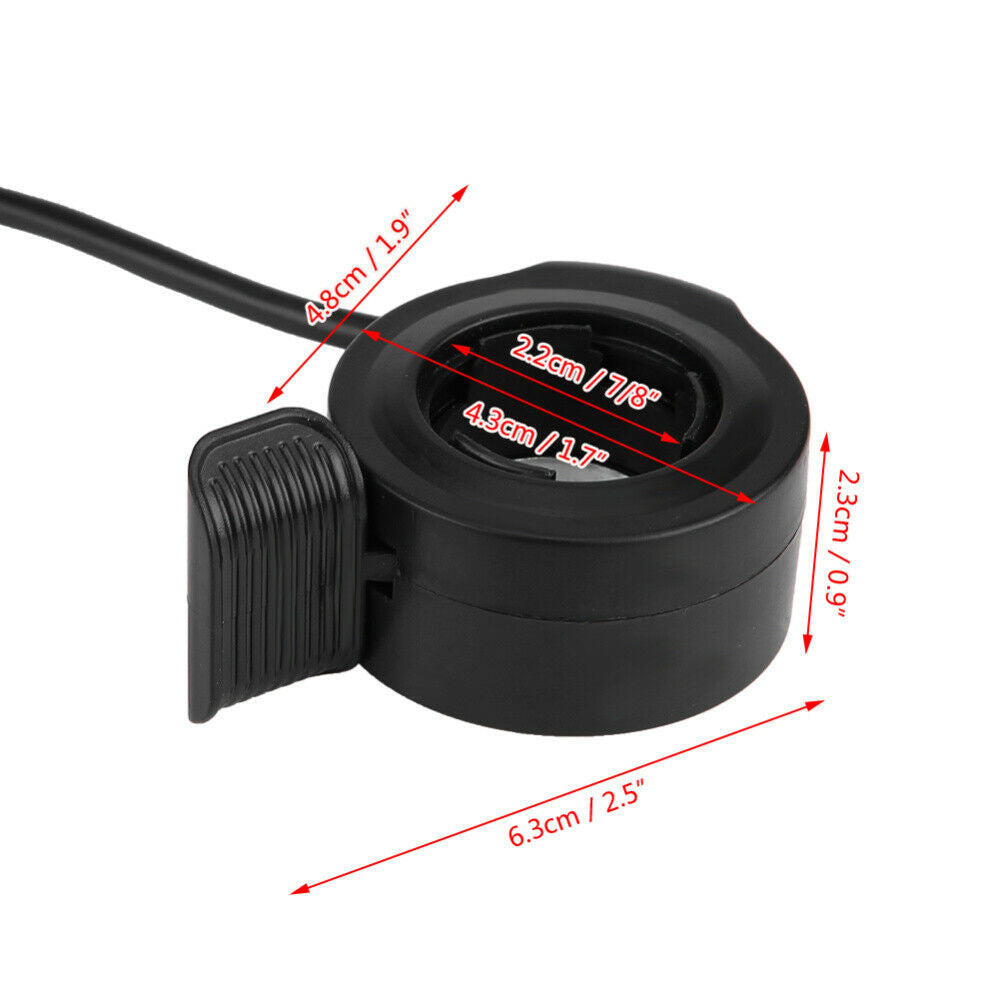 Wuxing Thumb Throttle Both Ways Right or Left Hand Electric Bike Ebike Scooter