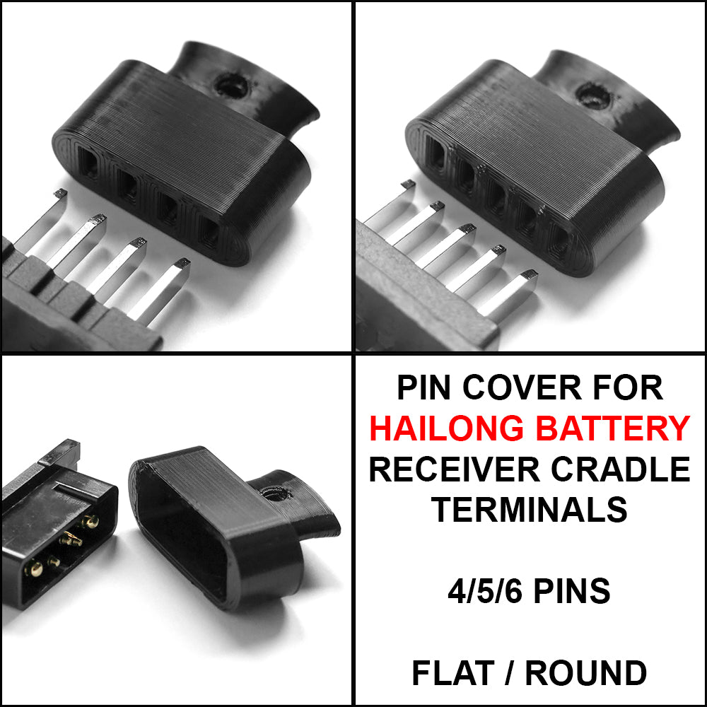 Battery Pin Cover for HAILONG Receiver Cradle Terminals 4 5 6 Pins Electric Bike
