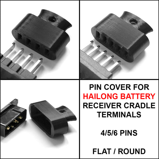 Battery Pin Cover for HAILONG Receiver Cradle Terminals 4 5 6 Pins Electric Bike
