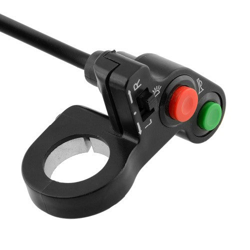 Handlebar Light Horn On/Off Signal Indicator Switch Electric Bike Motorcycle