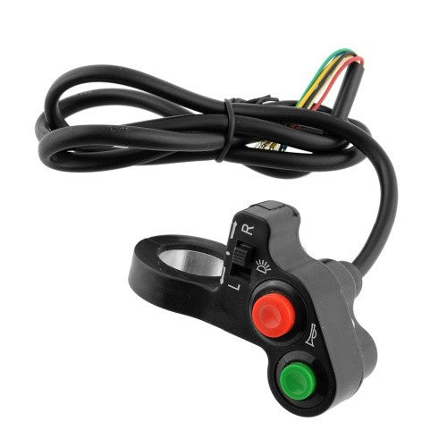 Handlebar Light Horn On/Off Signal Indicator Switch Electric Bike Motorcycle